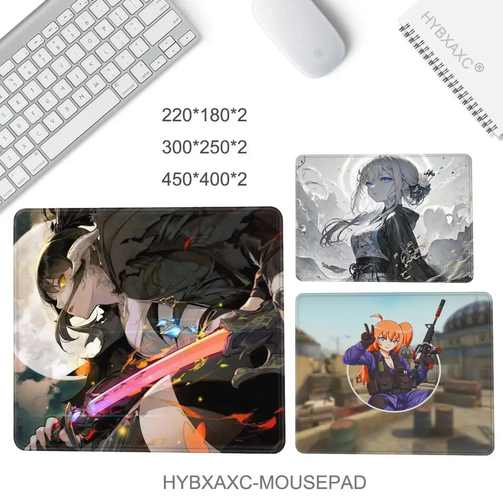 MiFuny PV Small Mouse Pad Customized Pattern 450x400x3 Smooth FPS Esports Desk Mat Office Gaming Keyboard Accessories
