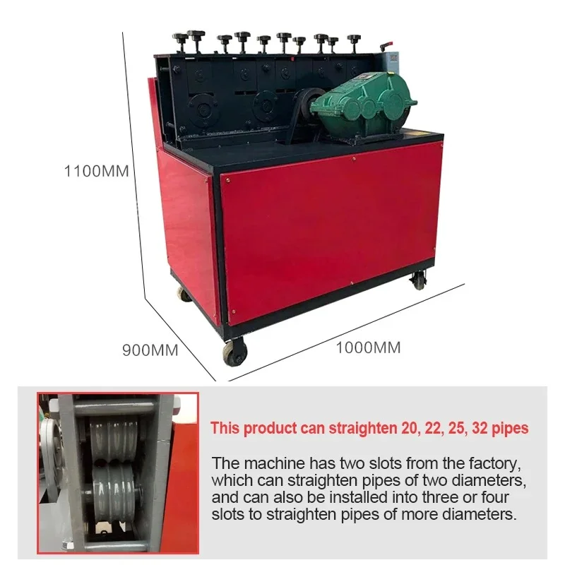Mesin pelurus baja rumah kaca, pelurus pipa baja, mesin terintegrasi pelurus dan pembengkok