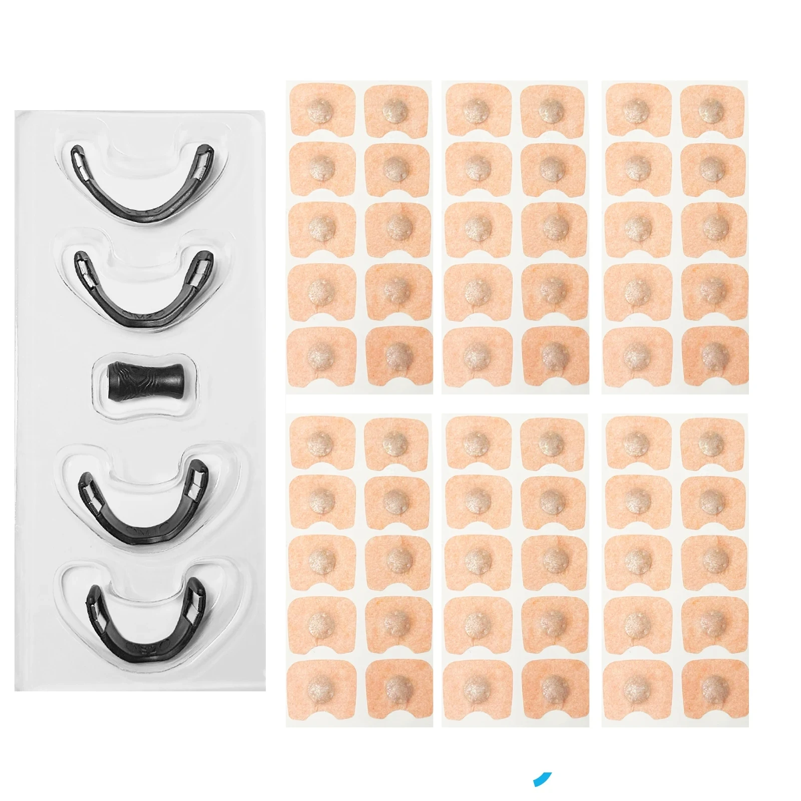 

15/30Pairs Magnetic Nasal Breathing Dilators Kits Sport Nasal Dilator Boost Oxygen Intake,Breathing Refill Nose Clip