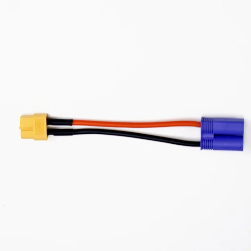 10pcs EC5 To XT60 Female/Male Plug Adapter Connectors Connect 14AWG 10cm for RC Lipo Battery Charger Parts DIY