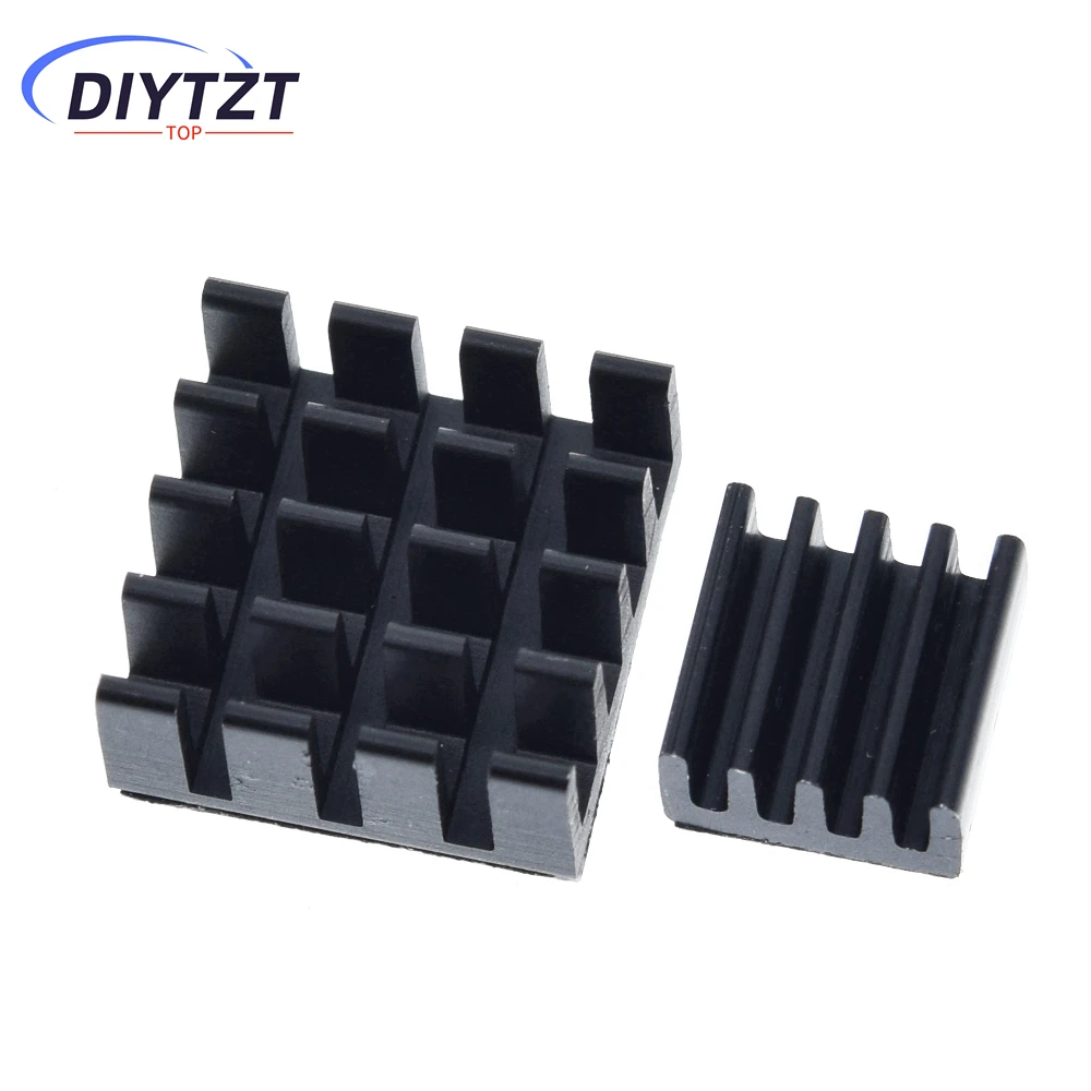 

DIYTZT 1set=2PCS Raspberry Pie 3 Heatsink Raspberry Pi 2 Loaded Single Dedicated Aluminum Heat Sink for Diy Kit