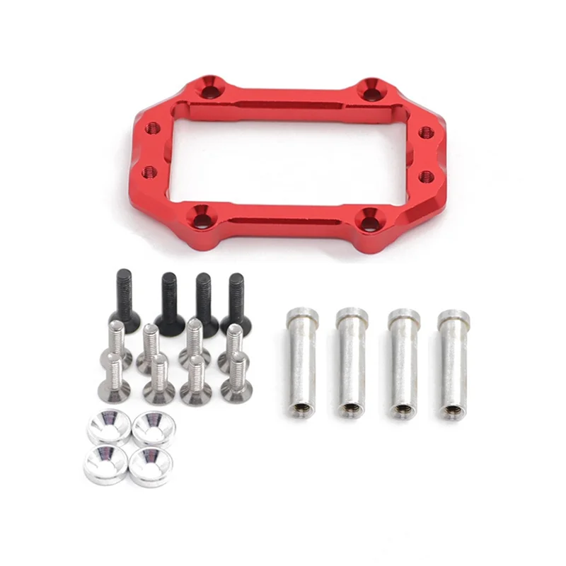 Metal Upgrade Parts Kit Suspension Arm Shock Absorber for Arrma 1/7 Infraction Limitless Felony 6S Accessories,Red