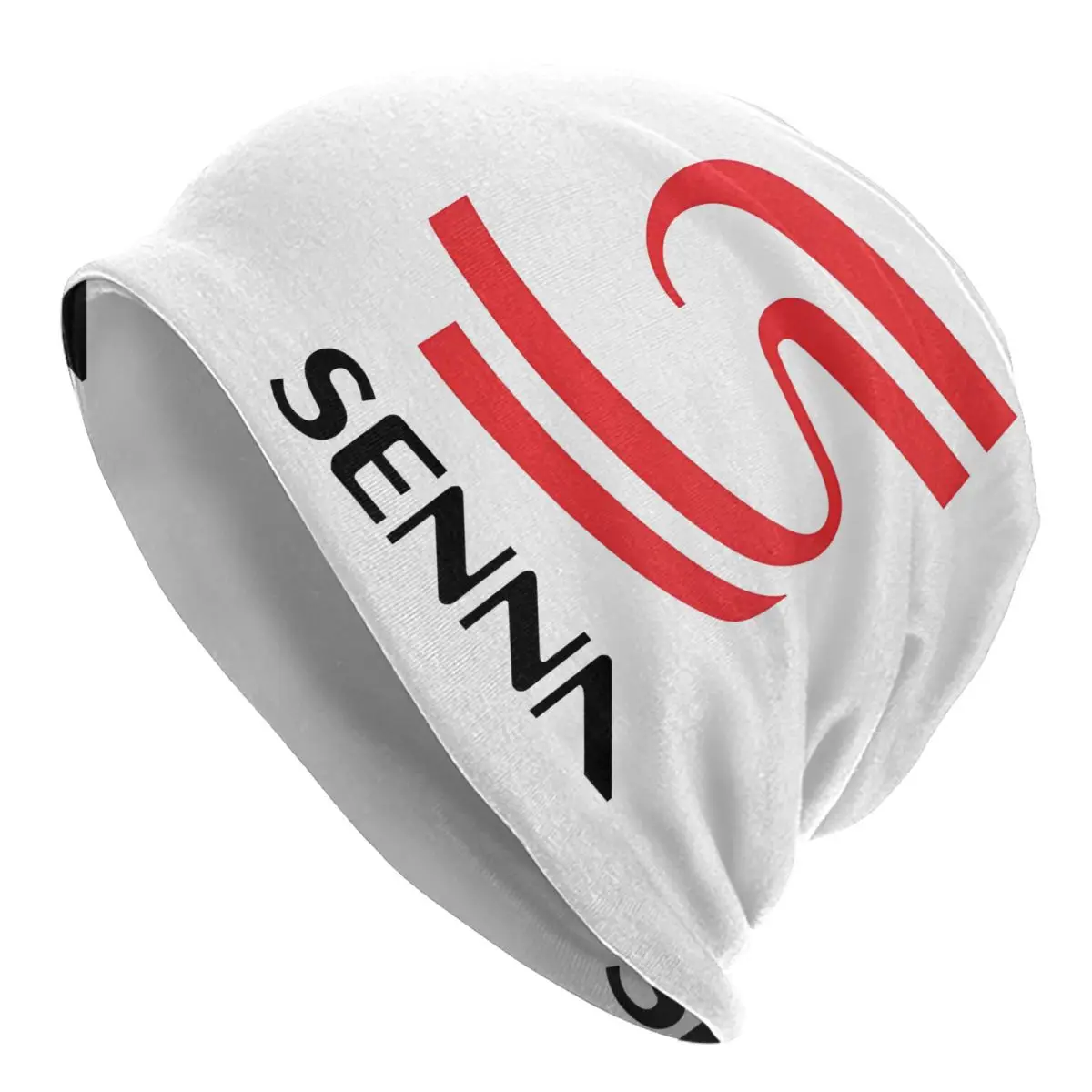 Ayrton Senna Racing Cars Logo Slouchy Beanie Cap Man Woman Winter Streetwear Skullies Cap Bonnet Knitting Hats