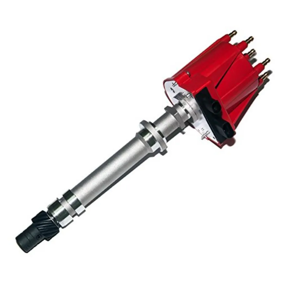 

Red Ignition Distributor W/Cap and Rotor Compatible with GMC Jimmy C1500 C2500 Truck S15 Sonoma Safari Pontiac Grand Prix Olds