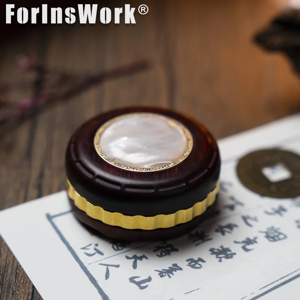 Fanking Arcane Domain bois de santal rouge Fidget Spinner cliquet boules magnétiques haptique pièce Fidget jouets