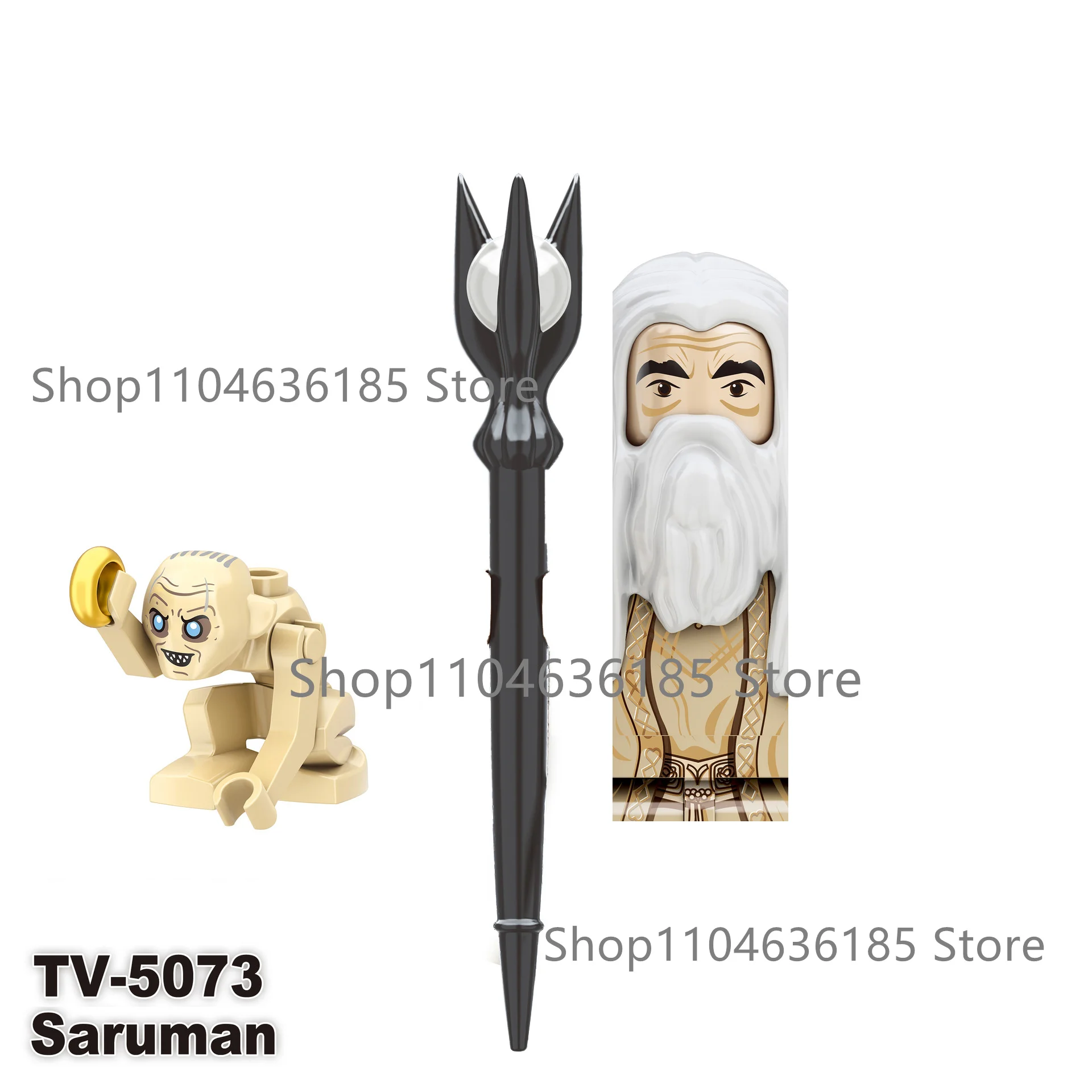 Neue Herr der Ringe Figuren-Modelle Elfen Orks Armee Gandalf Saruman Game of Thrones Actionfiguren Bausteine Spielzeug Geschenke