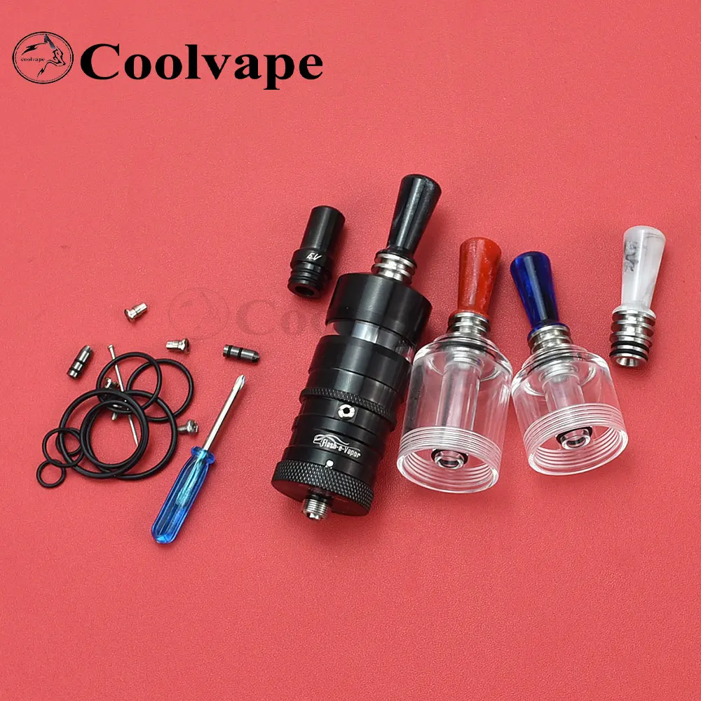 

SteamTuners Nano BellCap Flash e-Vapor V4.5S+ RTA Rebuildable Tank Vape RTA Atomizer tank 316ss 4.5ml 23mm 510 mtl drip tip