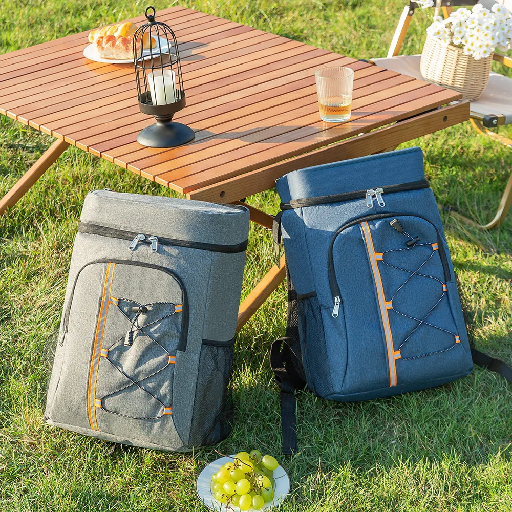 Hot selling insulation bag, thickened large capacity backpack, outdoor picnic portable storage bag,