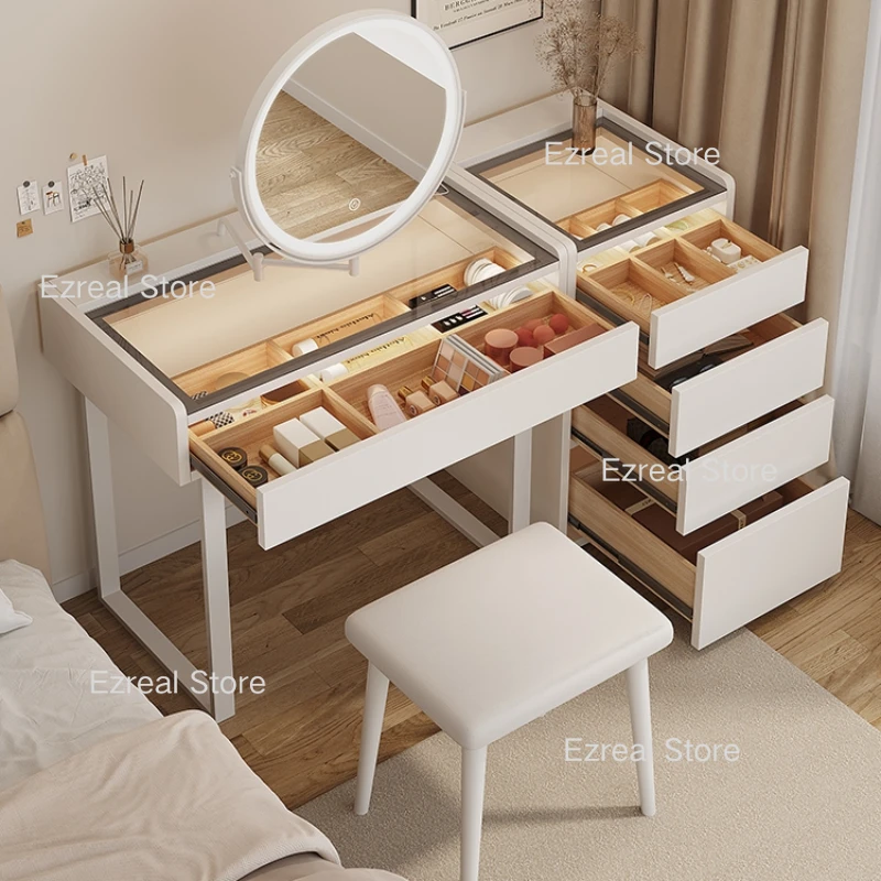 Chest Drawers Dressing Table Bedroom Makeup Vanity Desk Storage Dressing Table Toiletries Tocador De Maquillaje Furniture LJ50DT