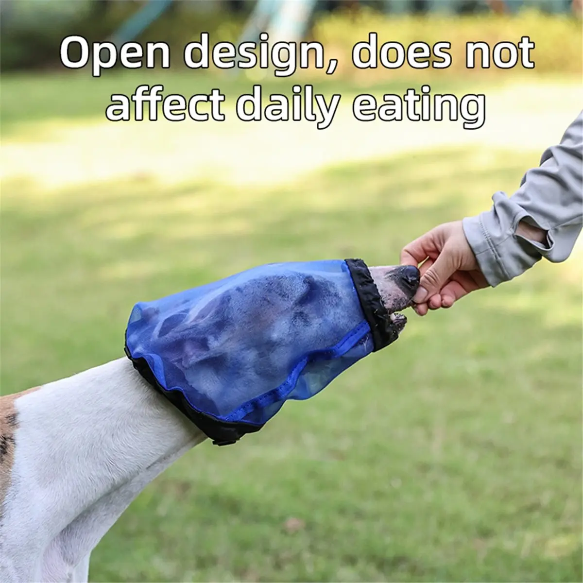 

【AT48】 НОВЫЙ Регулируемый дышащий намордник для собак от комаров, защитная маска для питомцев, для прогулок на улице, тренировок, комфортный и безопасный, размер S