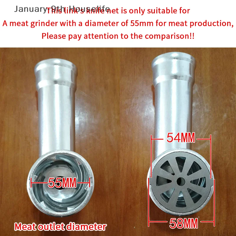 Meat Grinder Blades Plate Discs Pinion Mixer Spare Parts Stainless Steel Grille For Food Grinder Replacement Accessories
