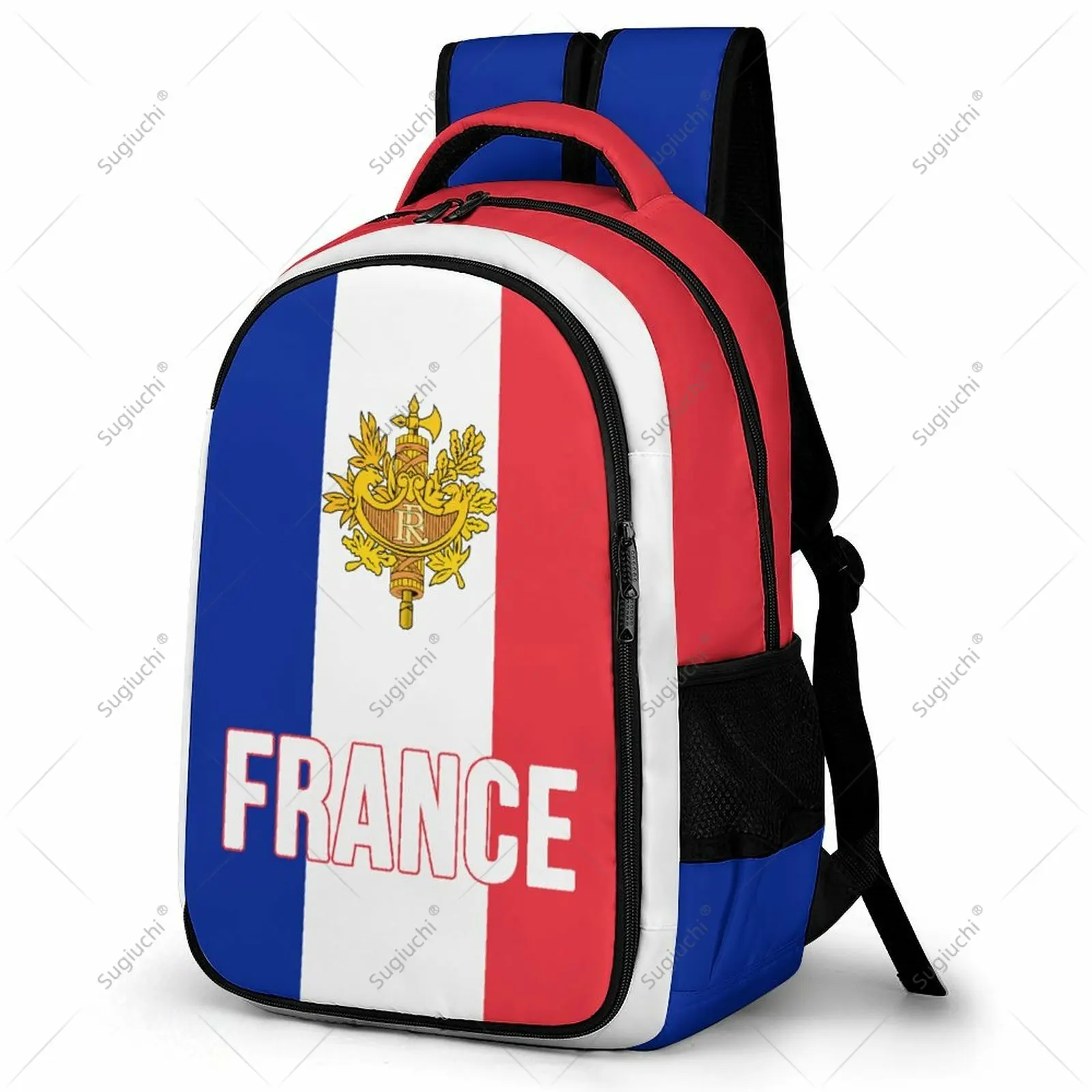 

Backpack France Flag Student Schoolbag Smart Business Travel Leisure Backpack Laptop Back Pack Office Work Bag
