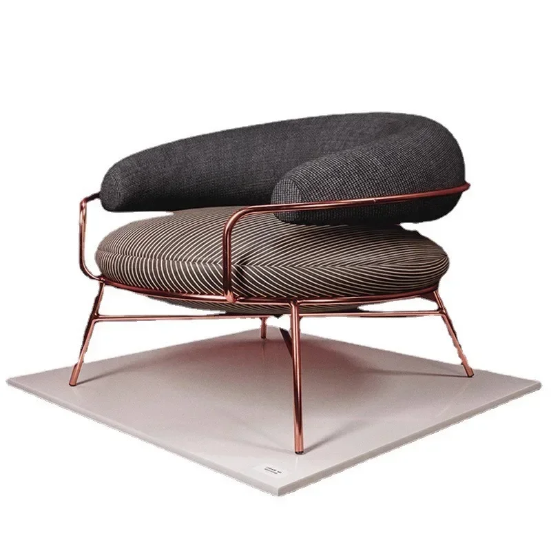 Sofa chair creative light luxury leisure chair bedroom living room single chair small apartment fabric sofa