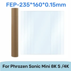 5 Pcs FEP 필름 235x160x0.15mm Phrozen Mini 8K S Sonic Mini 4K Shuffle 4K Shuffle 2018 UV 수지 3D 프린터 부품 액세서리