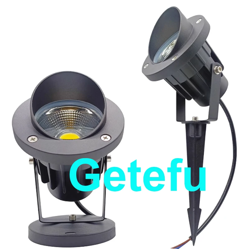 LED Cob Outdoor Garten Licht LED Rasen Lampe Spike 18W 15W 10W 7W wasserdichte Glühbirne AC220V 110V 12V Landschaft IP65 Weg Scheinwerfer – Detail 3