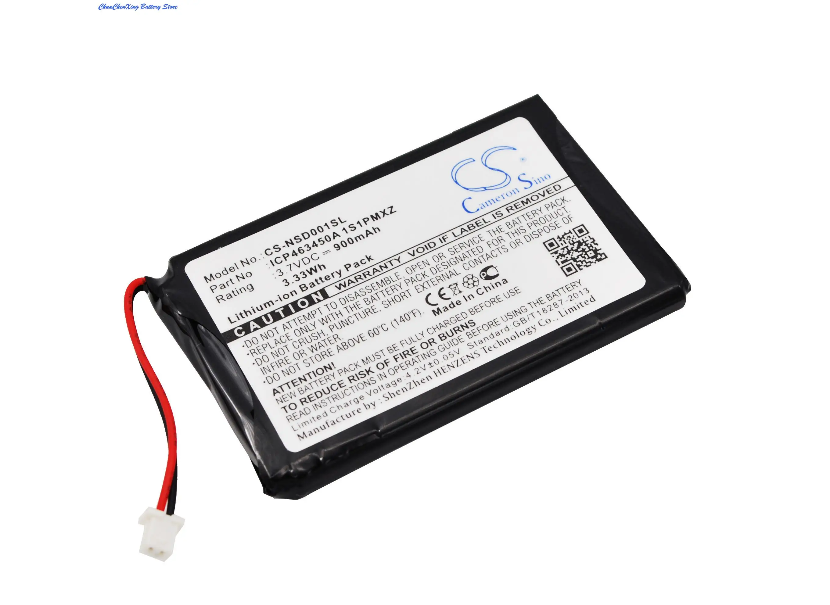 Replacement 900mAh Battery ICP463450A 1S1PMXZ for INSGINIA NS-HD01A