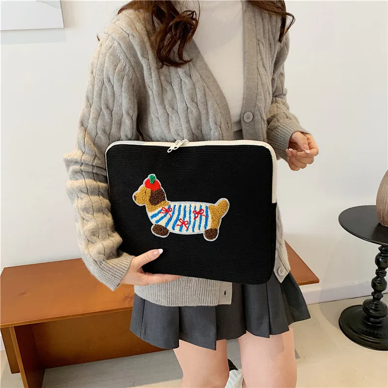 Computer Accessories Ins Cute Laptop Sleeves 13.3 14 15 15.6 Inch Cover For Macbook Air13.6 Pro16 Ipad 11 Shockproof Pouch Bag