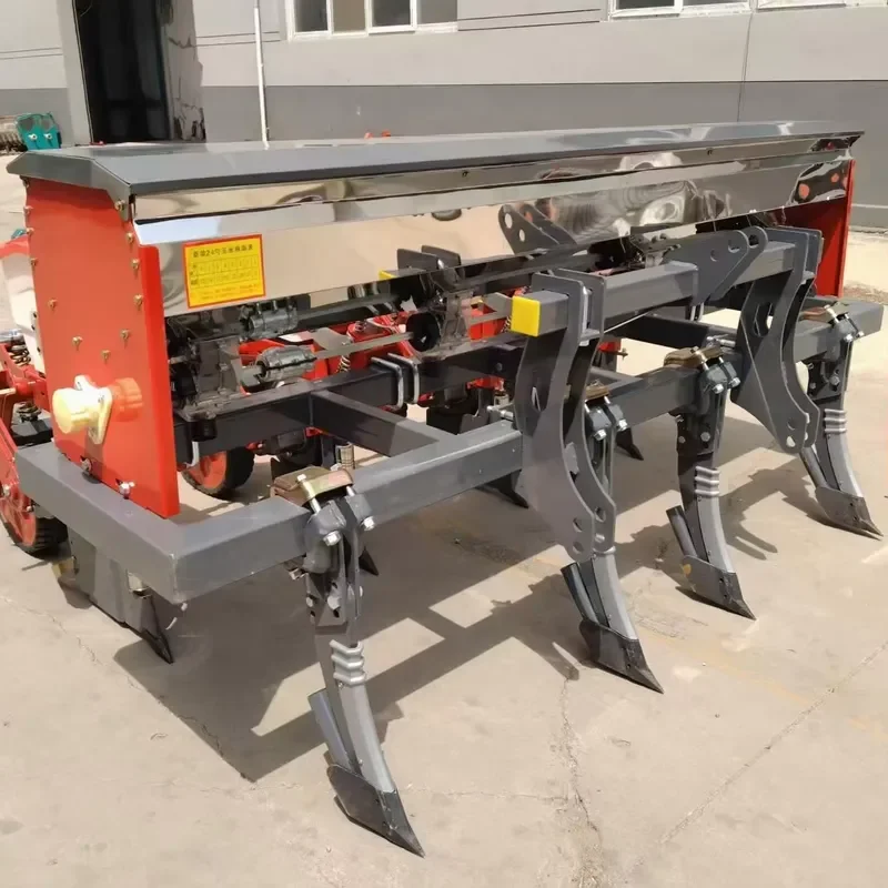 High Productivity Motor Gearbox Planter for Corn Soybean Sorghum Peanuts Vegetables Carrots Onions 2 Row Seeder