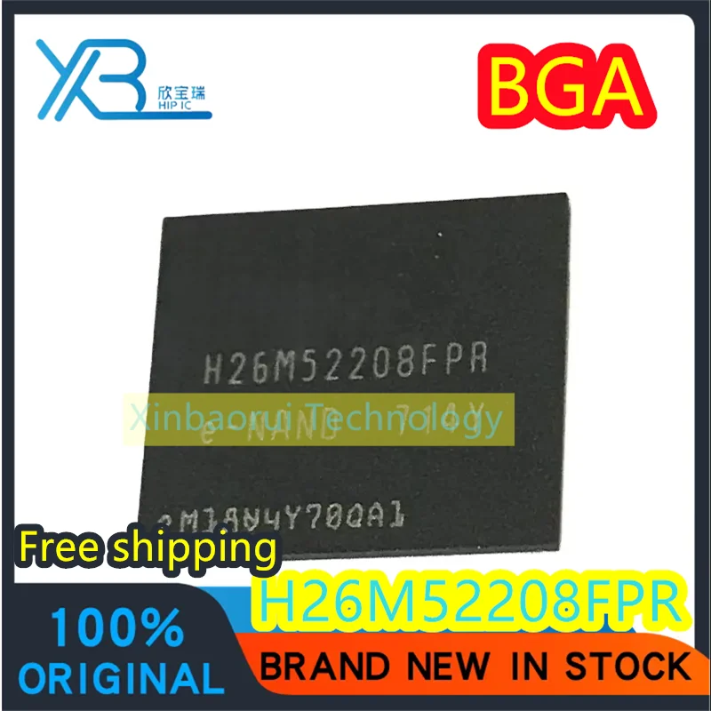 

(1/10pieces) H26M52208FPR H26M52208 BGA-153 16G EMMC5.1 version mobile phone hard disk chip new original consumer Free shipping