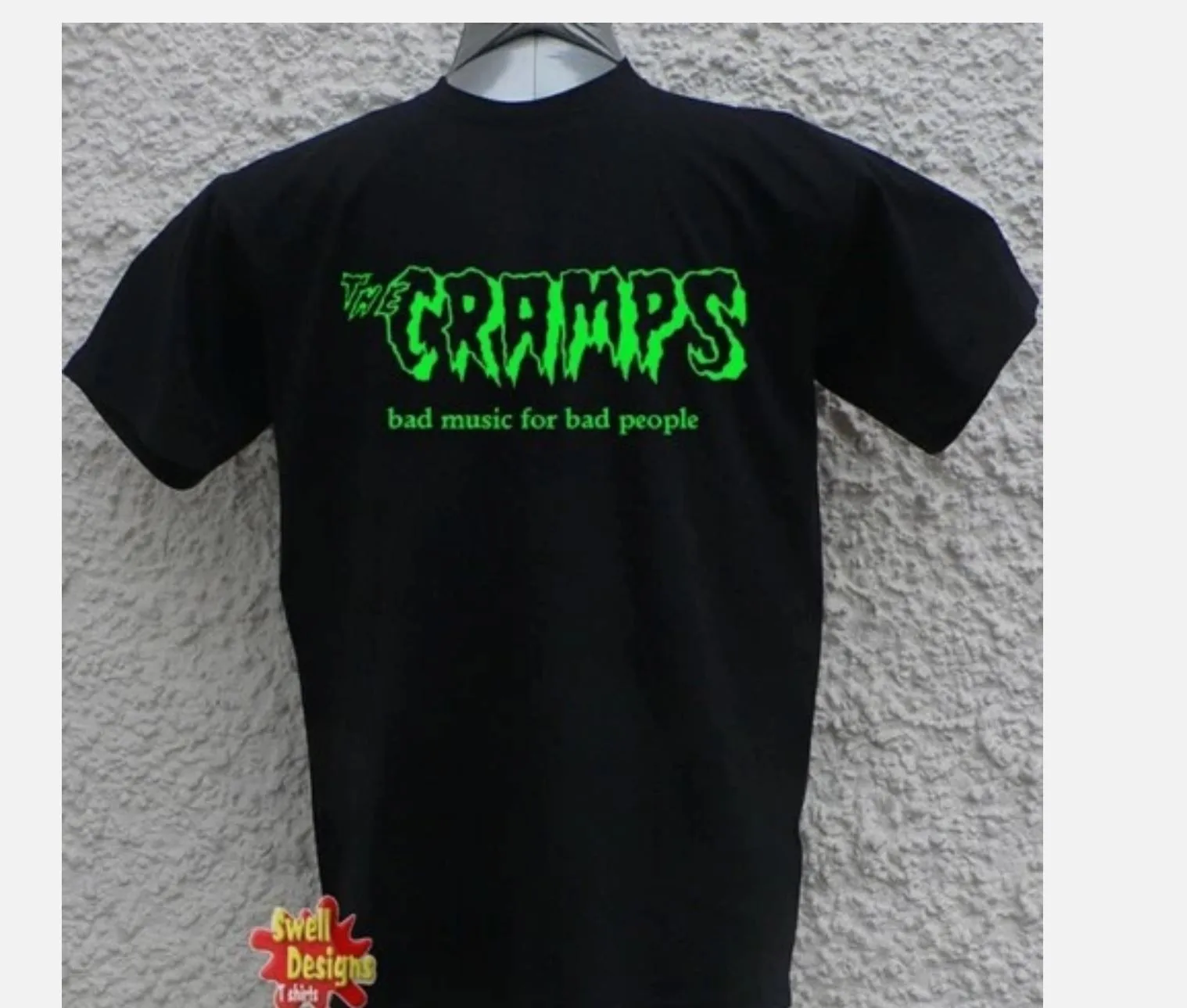 LOS CRAMPS Bad Music For Bad People punk goth rock indie camiseta todas las tallas