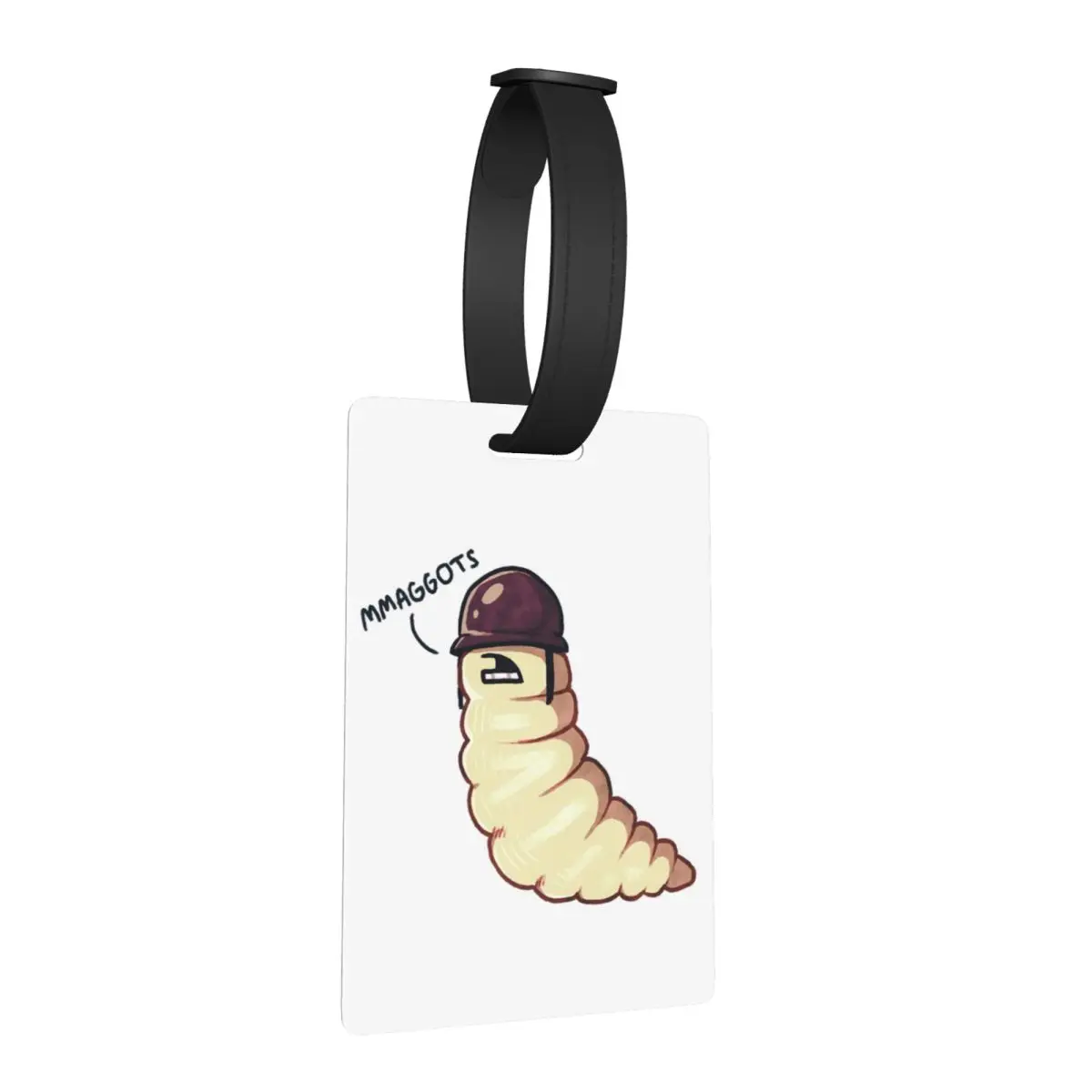 

Team Fortress Soldier Maggot Luggage Tags Suitcase Accessories Travel Fashion Baggage Boarding Tag Label Holder ID Name Address