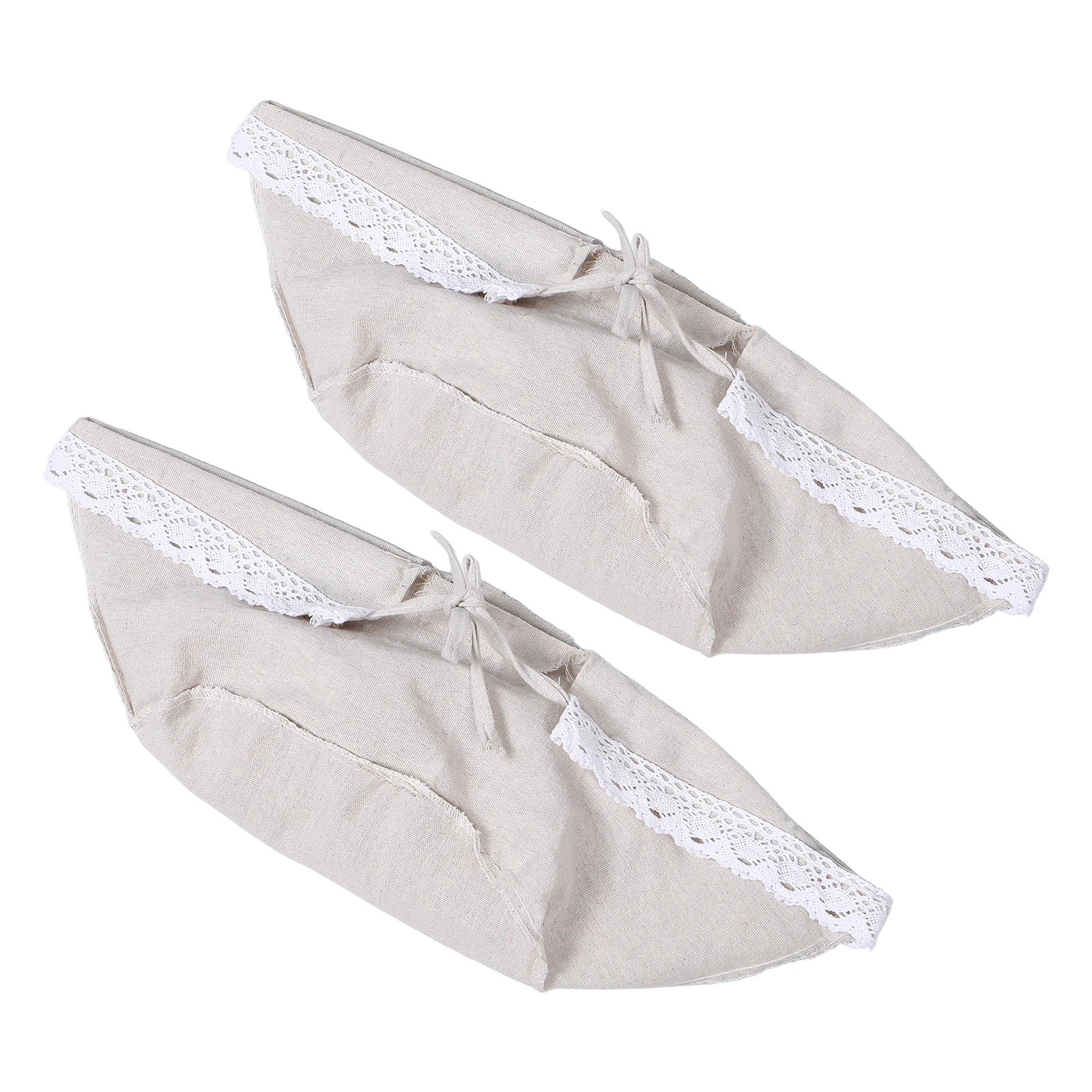 

2Pcs Woven Basket Liners Fabric Cloth Liners Replacement Oval Wicker Picnic Baskets Decorative Bottom Insert Enhanced Comfort