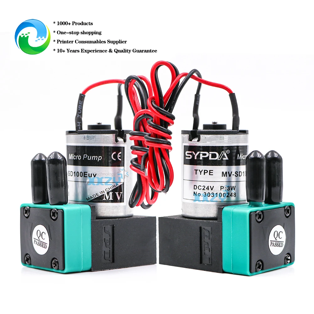 SYPDA MV-SD100Euv Small Ink Pump 24V DC 3W for UV Flatbed Machine Diaphragm Pump