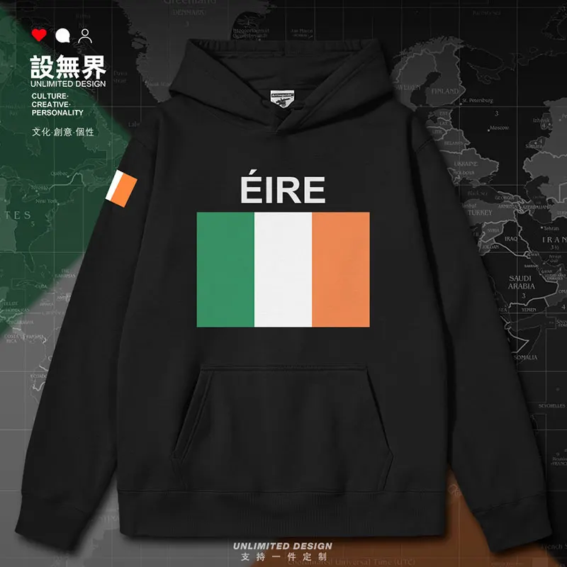 Ireland Country mens hoodies pullovers clothing sporting sweatshirt sports Coat casual hoodie Sportswear autumn winter clothes