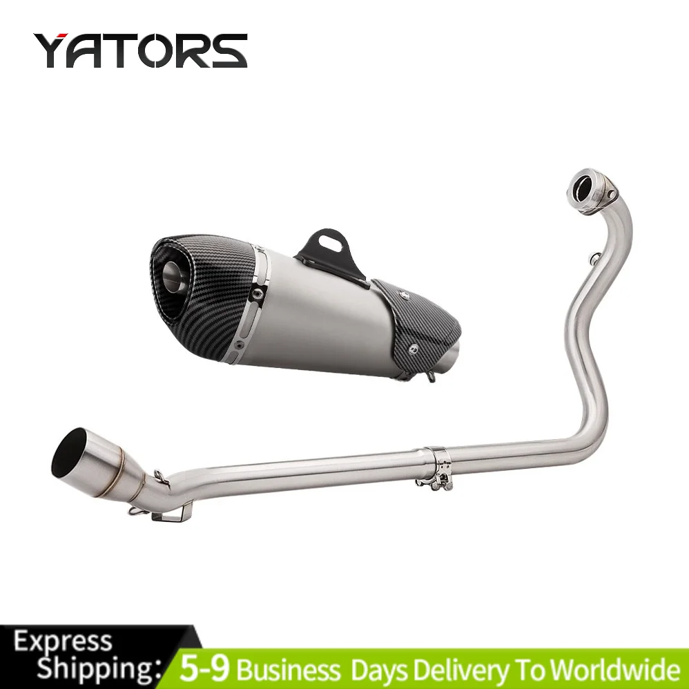 

For Yamaha FZ250 FZS250 Fazer 250 Exhaust System Escape Modify 51mm Front Pipe Exhausts Pipes