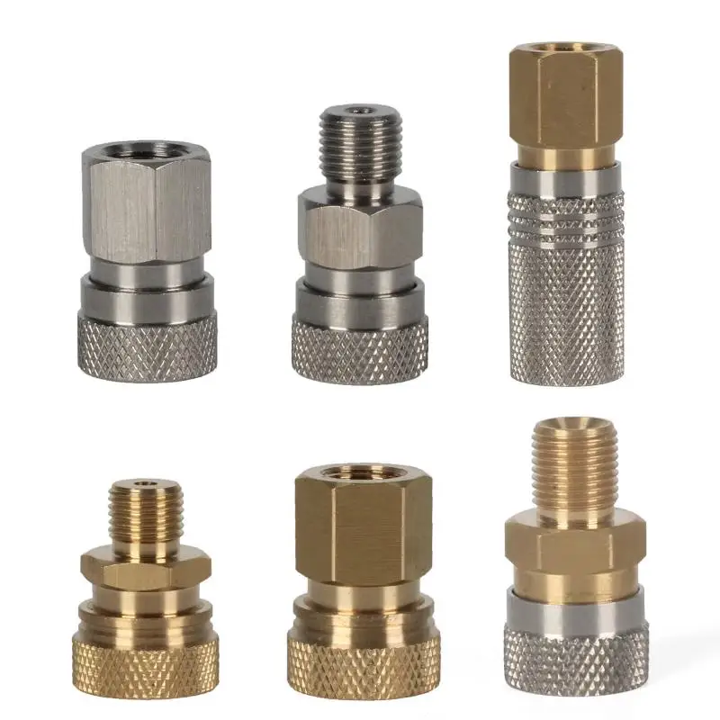 1PCS Plastic Air HPA Soft Extended Air Charging Quick Release Adapter Socket 1/8BSP(G1/8) 8mm Male Nipple Accessories