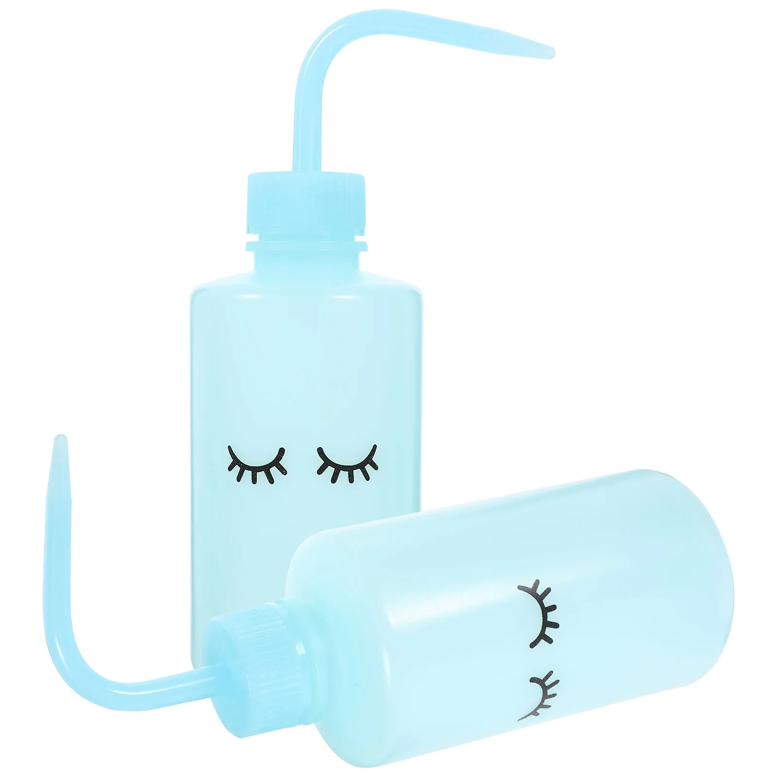 2 Stuks Lash Wasflessen Knijpflessen Wimperwasfles Smalle Tuit Wasfles Voor Lash Watering Wimperverlenging