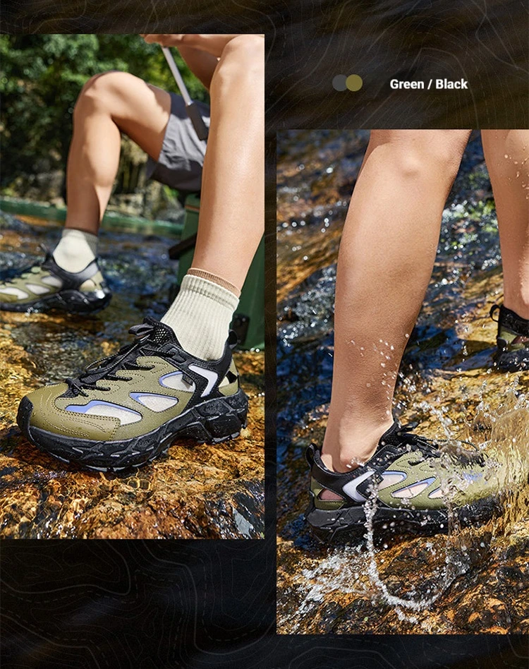 361 Degrees Paddle Herren-Flusswanderschuhe, atmungsaktives Mesh, stabiler Halt, Sommer, Outdoor, Wandern, Herren-Sandalen 672626766 – Detail 14