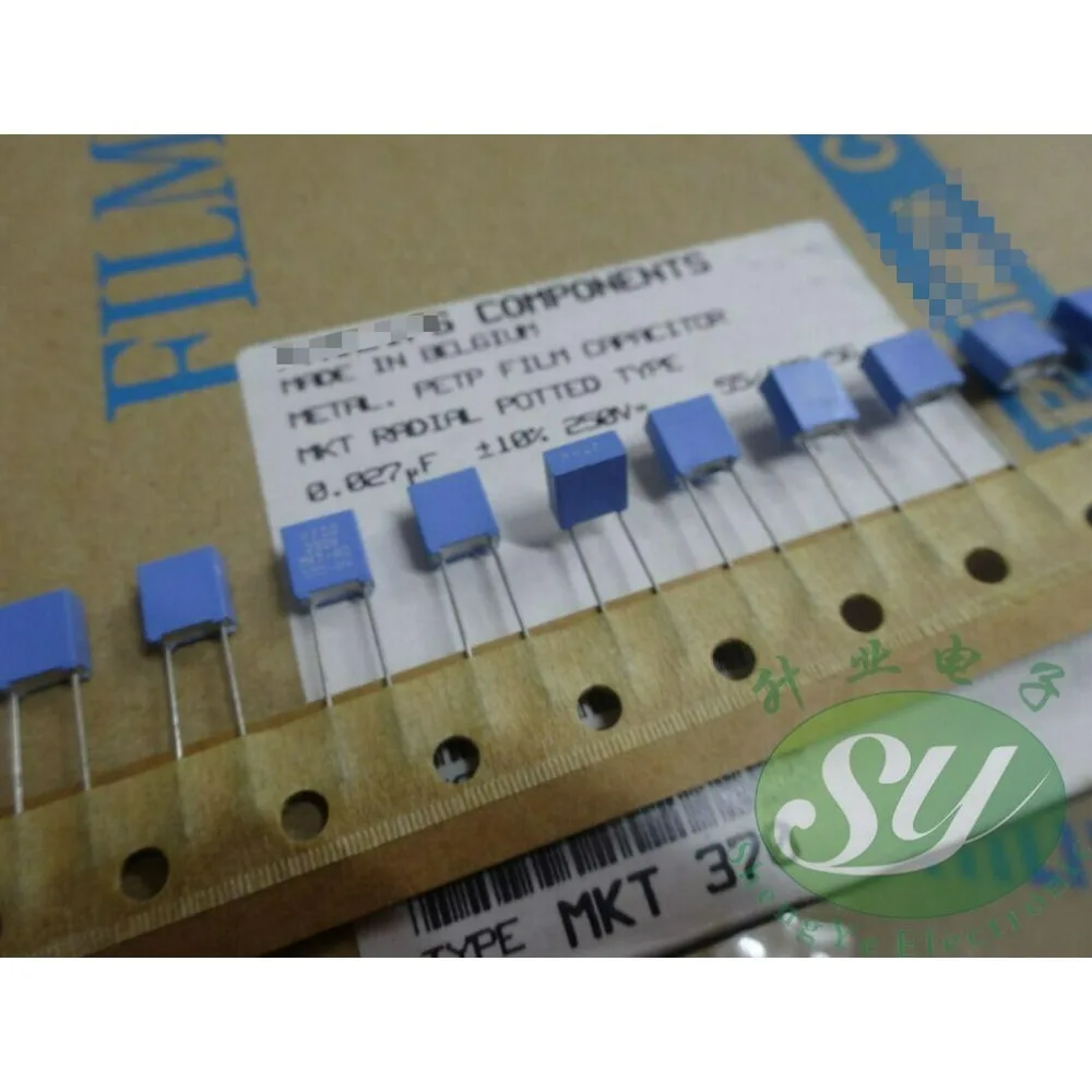 

50PCS MKT370 0.027uf/250v 27nf 273 brand new 5mm film capacitor