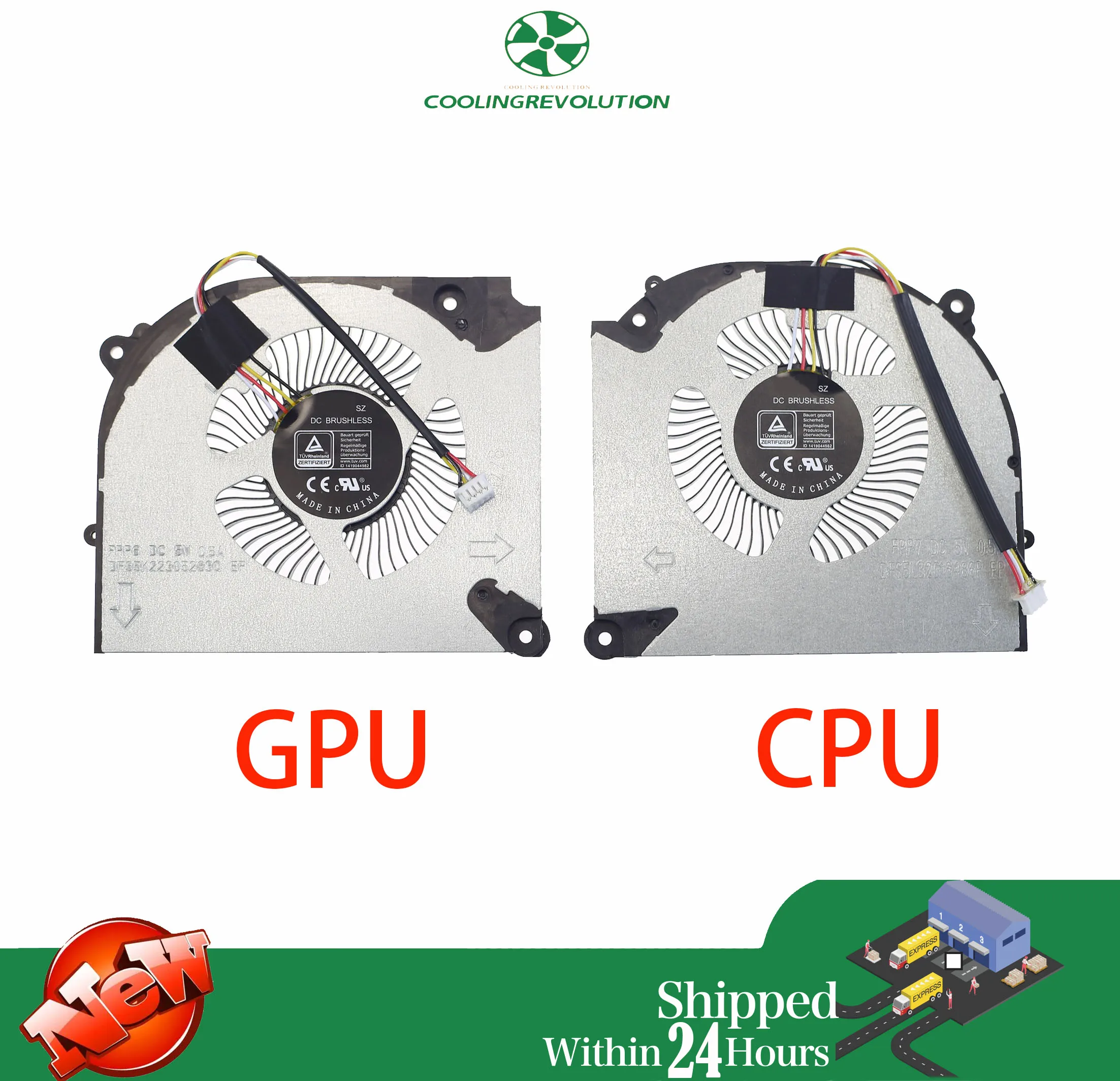 Laptop CPU GPU Cooling Fan for Gigabyte G5 KF KE GE MF G5KF G5KE G5GE G5MF 2023 FPP6 DFS5K22305283Q FPP7 DFS5L32G16486P