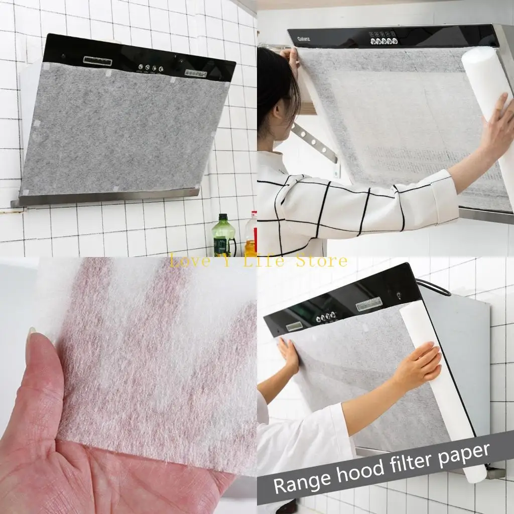 

L74C Foldable FilterSheets Absorbent Filter Paper Lightweight for KitchenEnvironment