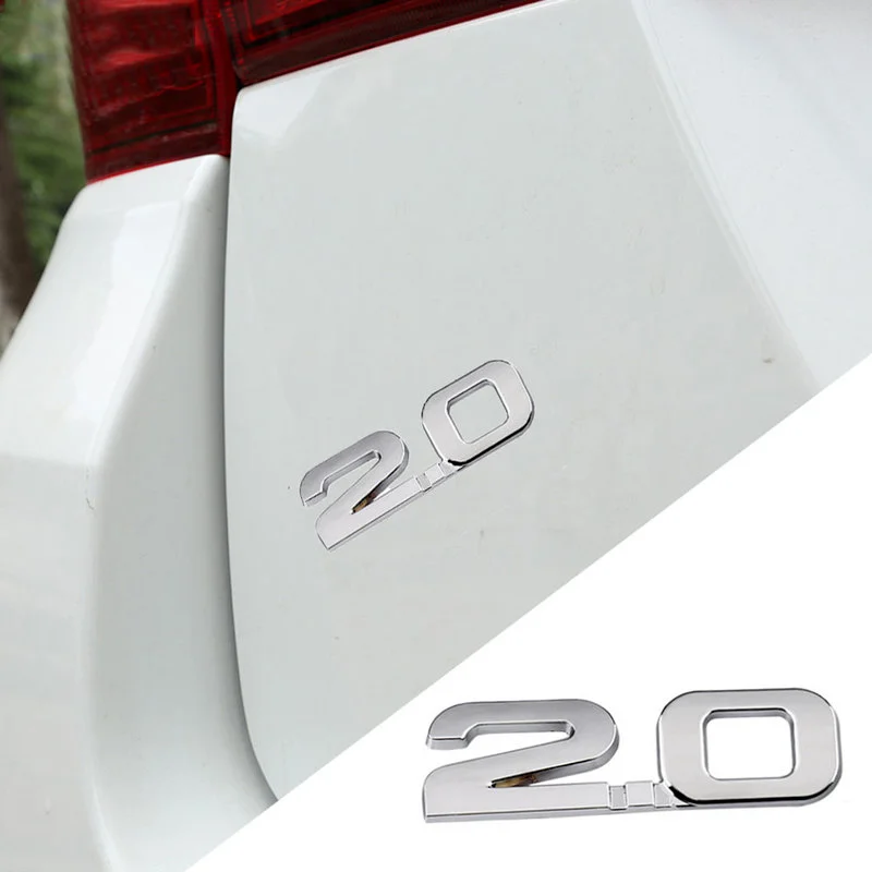 ABS素材の3D自己接着性装飾,外部カーステッカー,エラー2.0用,フォードフォーカス2 vw mazda