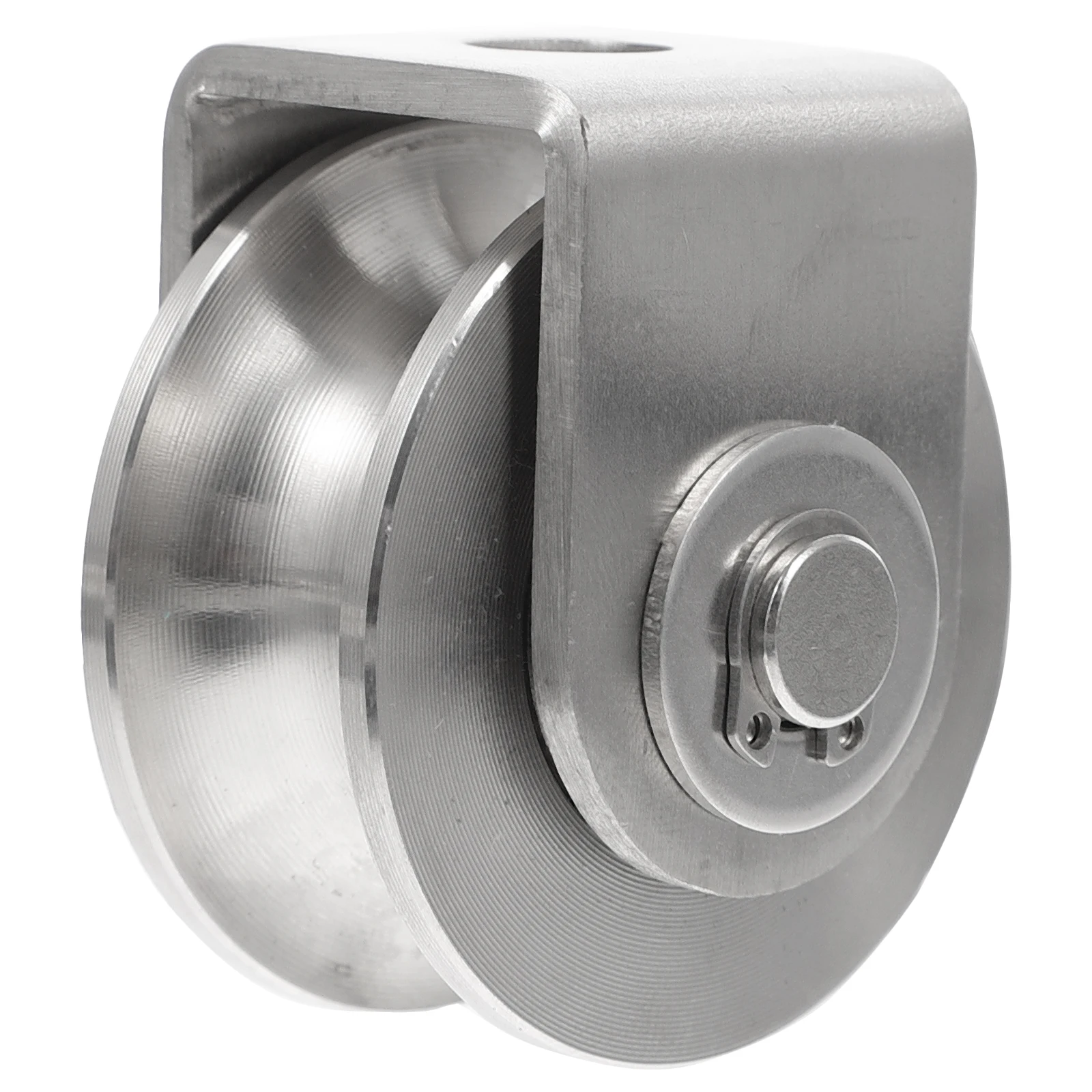 

Stainless Steel U Form Pulley Long Lasting Deformation Free Elaborate Lifting Pulley High Performance Single Wheel Pulley