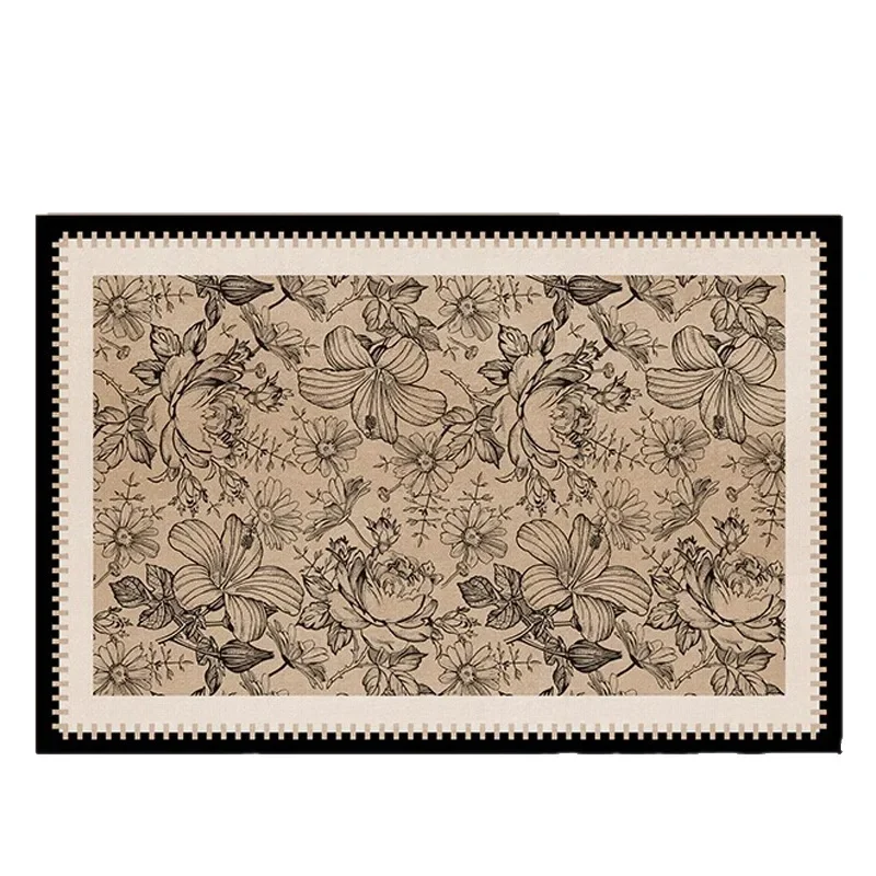 Carpet living room antique new French retro high-end sense dirt-resistant and easy to take care of bedroom sofa floor mat large