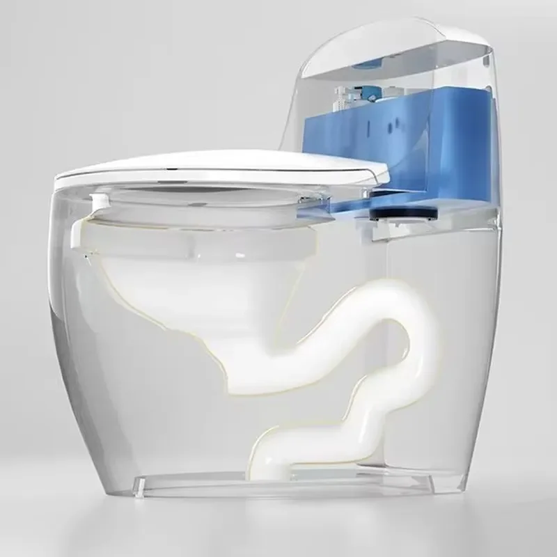 One Piece Floor Mounted Siphon Flush Ceramic Toilet 305mm Modern Colorful Integrated Sanitary Ware For Home Bathroom