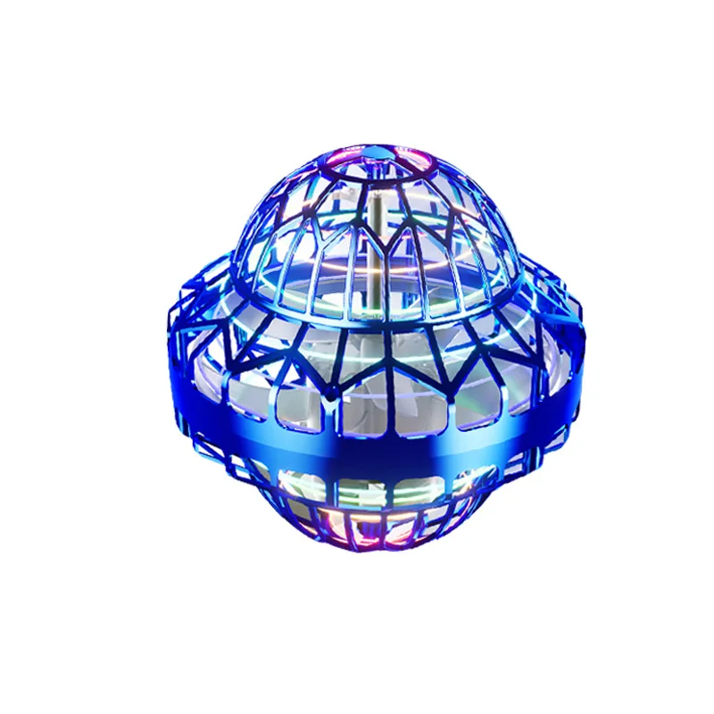 Ufo Flying Orb Ball  Induction Boomerang Rechargeable Rgb Led Light Hand Controlled For Indoor Outdoor Adult Leisure
