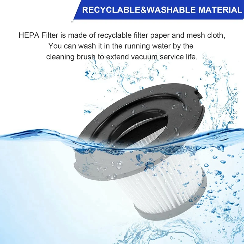 فلتر HEPA متوافق مع مكنسة كهربائية لاسلكية MOOSOO K17 ، قطع غيار ، ملحقات