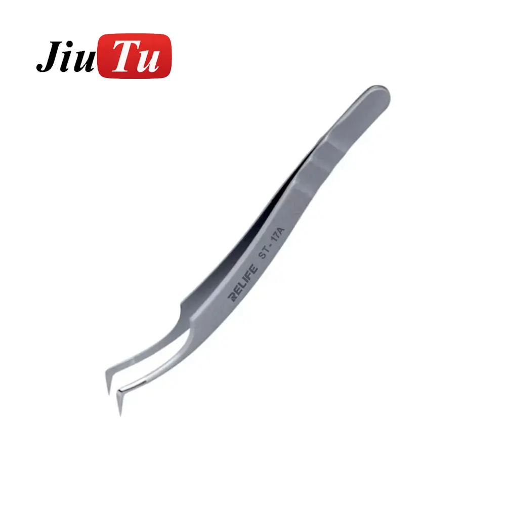 Relife Repair ToolS ST-17A High Exactitude Tweezers For IC Chip Tinning Positioning Tweezers Tin Planting BGA Stencil Fixed