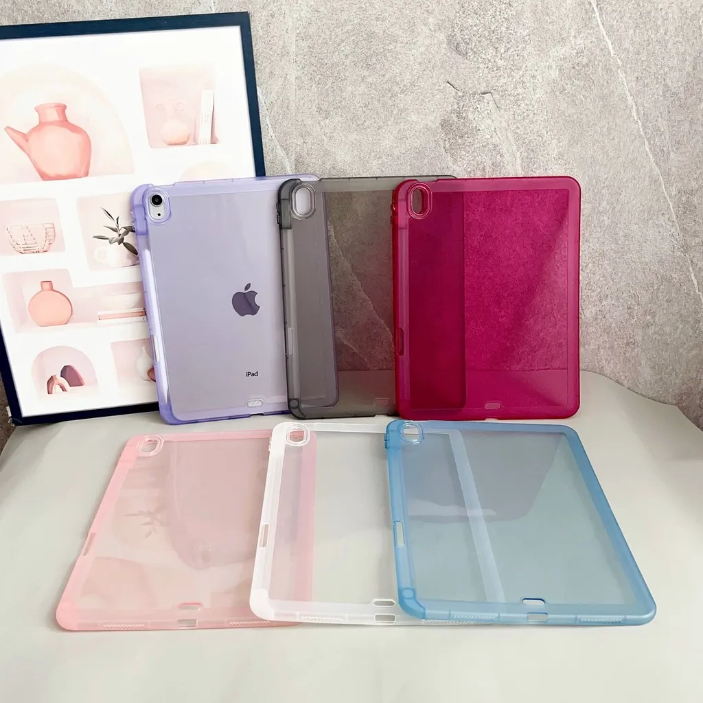 

Прозрачный мягкий чехол для iPad Air 11 2025 Air7 11th A16 Air 6-го поколения 11 дюймов Air 6 5 4 3 Pro 2 1 Pro11 10th 10.9 10.2 9.7 Mini 7 6 5 4