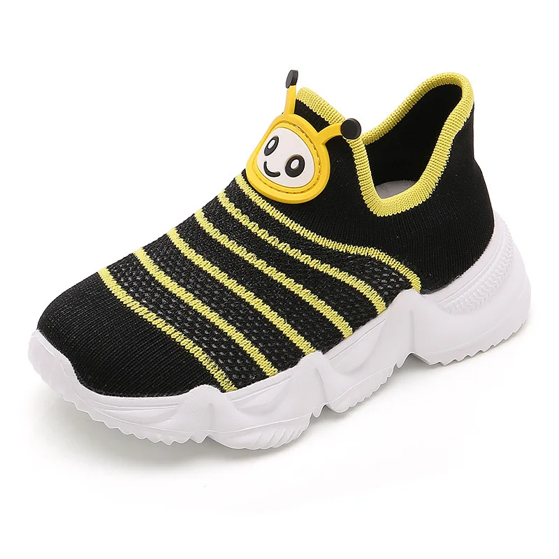 

2024 853105 Four Seasons Fashion Casual Shoes Striped Mesh Hooded Shoes for Boys and Girls Outdoor Shoes Sizes 27.5 to 35