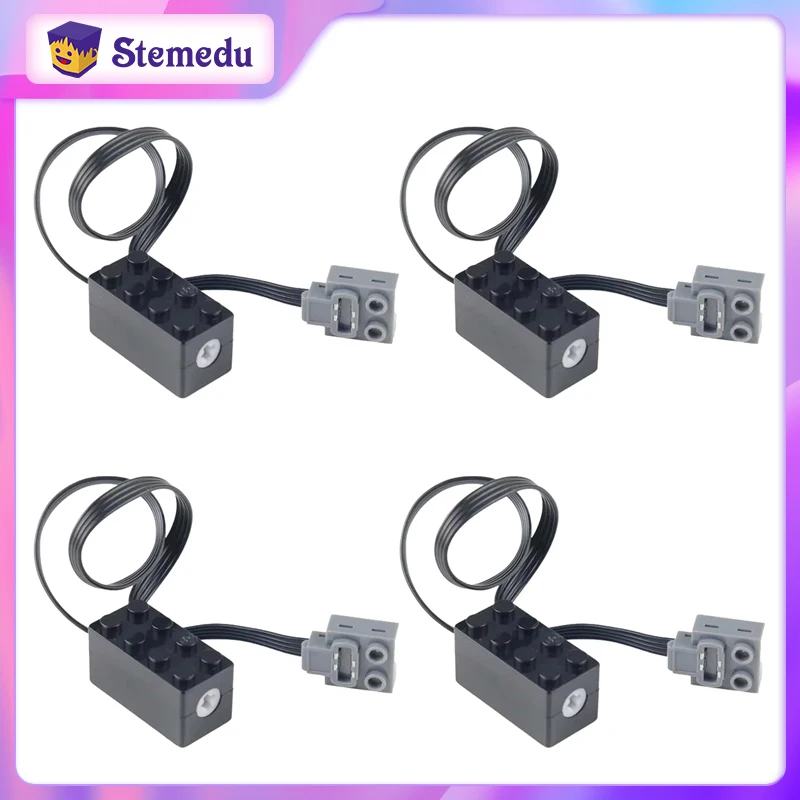 S Drive Motor Compatible with Legoeds Motor Power Pack Modified Slow Speed Torque MOC Tech Power Functions Components Engine Toy