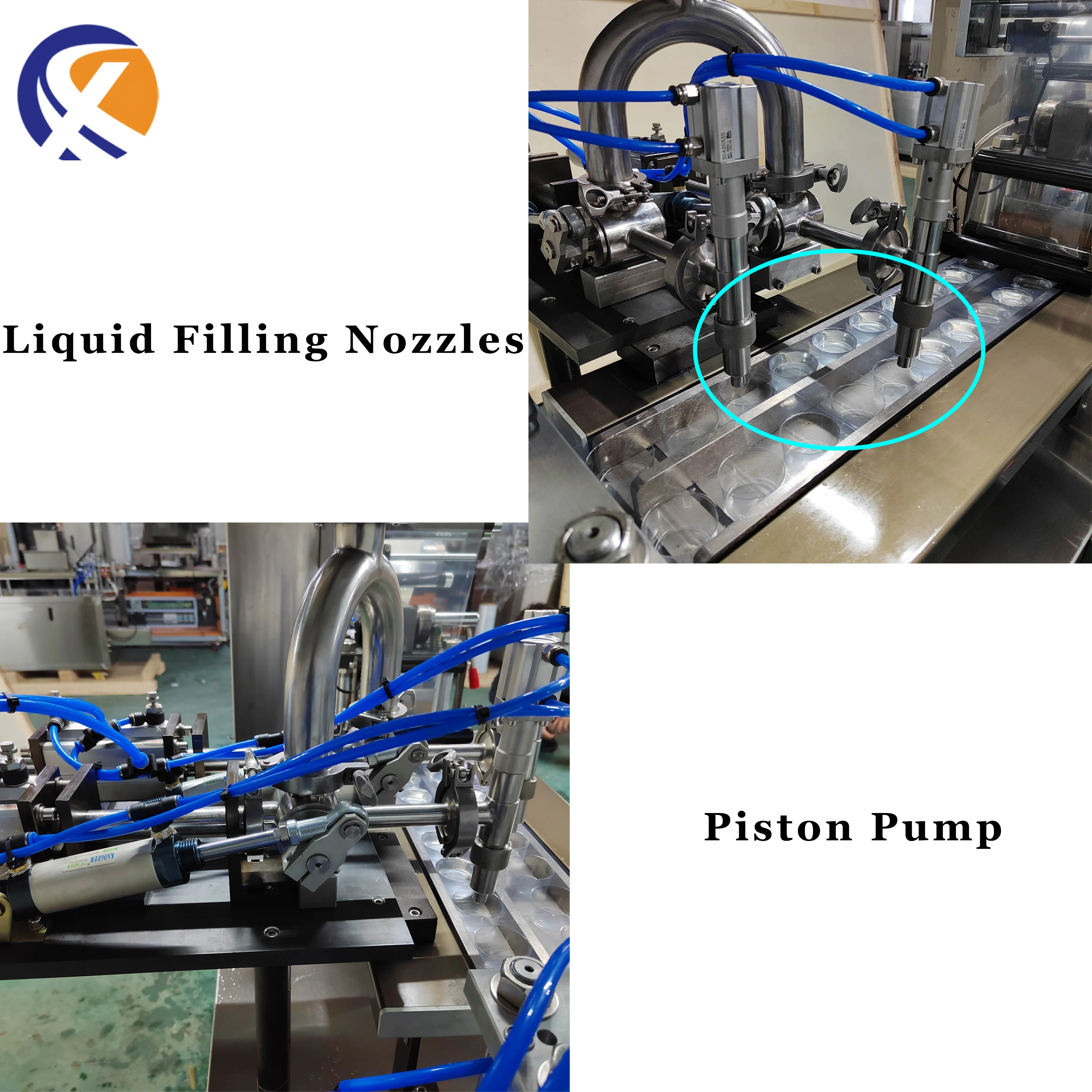 Small Size High Quality Automatic Jam Honey Chemical Packaging Machinery Liquid Blister Packing Machine