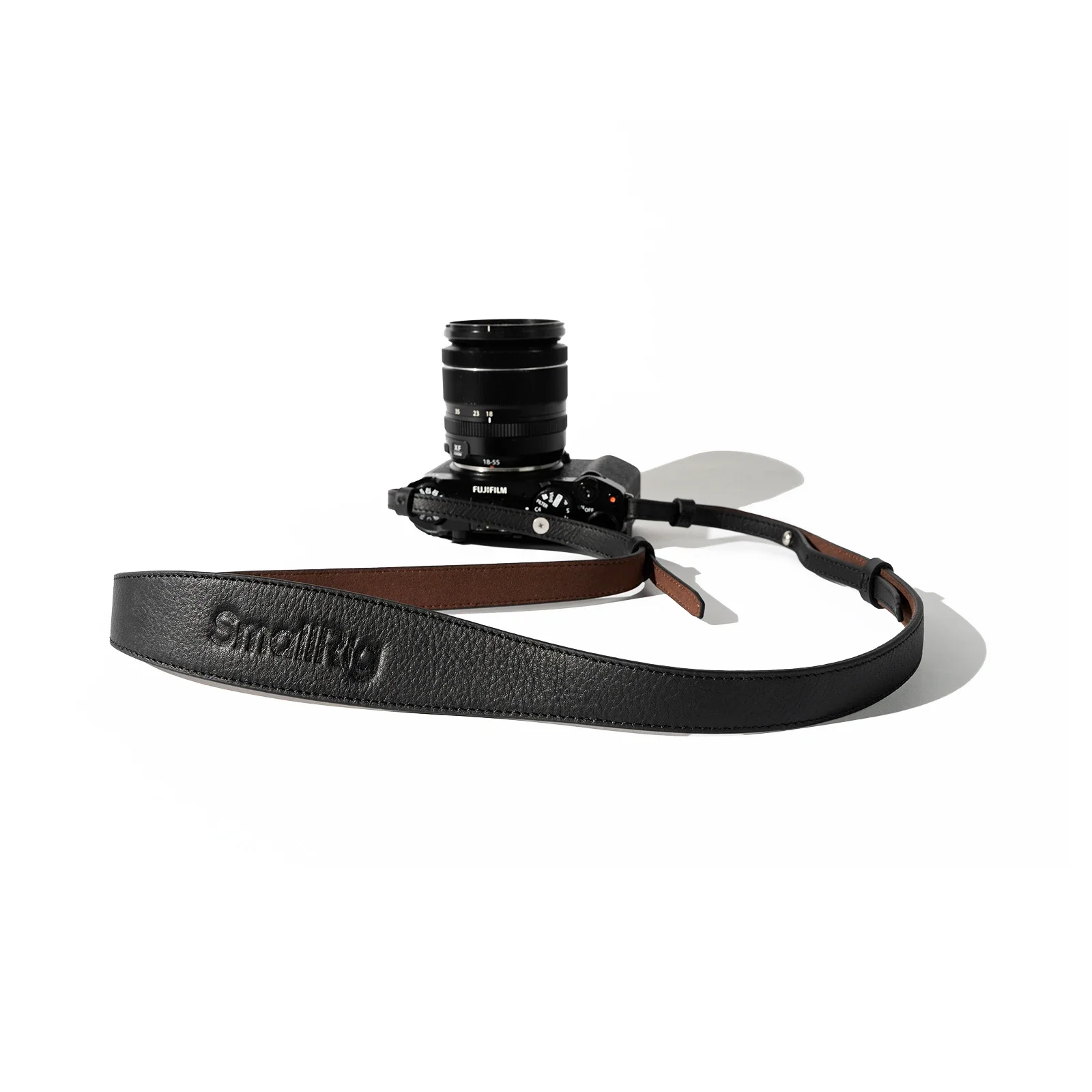 Smallrig Universele lederen camerashouderriem Duurzame comfortabele camera-accessoires 100 tot 110 cm verstelbare lengte voor op reis