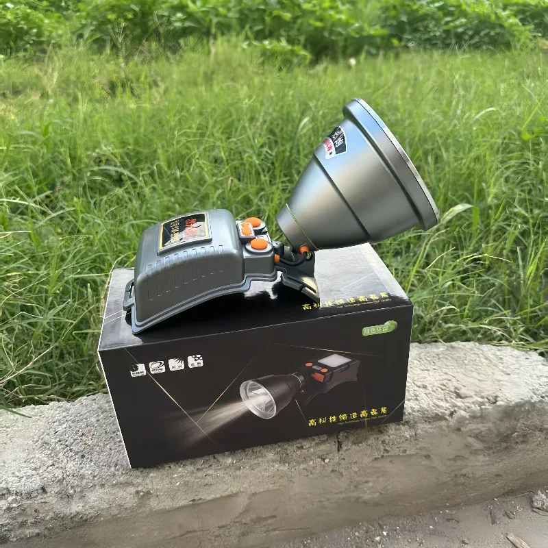 Rechargeable LED Headlamp Super Bright High-Power Long Beam Large Capacity for Outdoor Fishing Night Hunting and Wild Camping