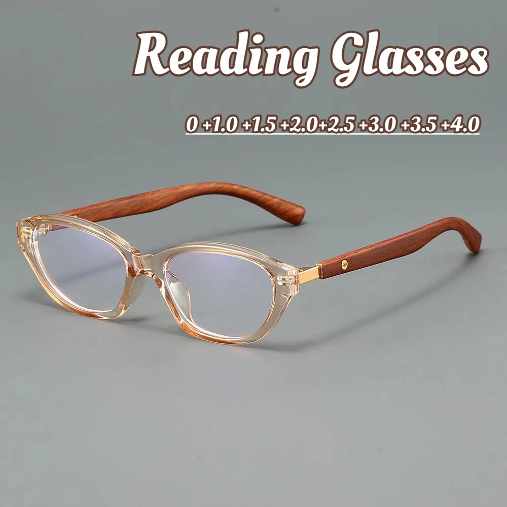 

Unisex Fashion New High-definition Anti-blue Light Glasses Men and Women Fashion Cat Eyeglasses Frame Reading Presbyopia Glasses