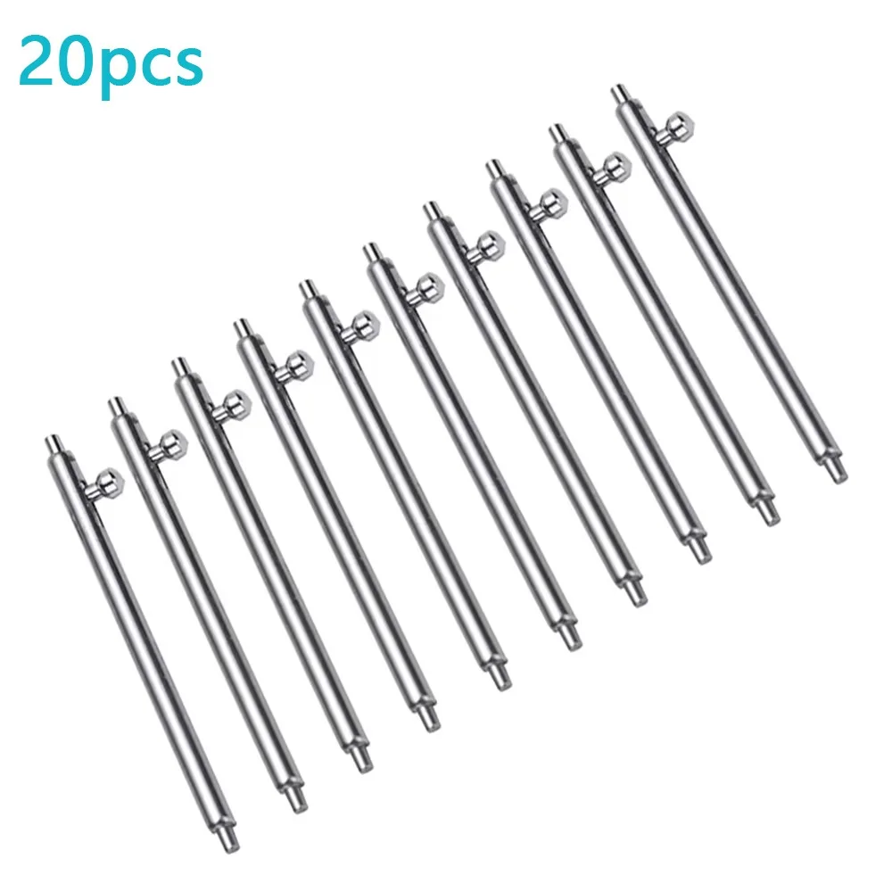 

20PCS 16/18/20/22mm Spring Bars 1.5mm Thickness Multifunctional use Watch Band Links DIY Metal Spring Link Pins